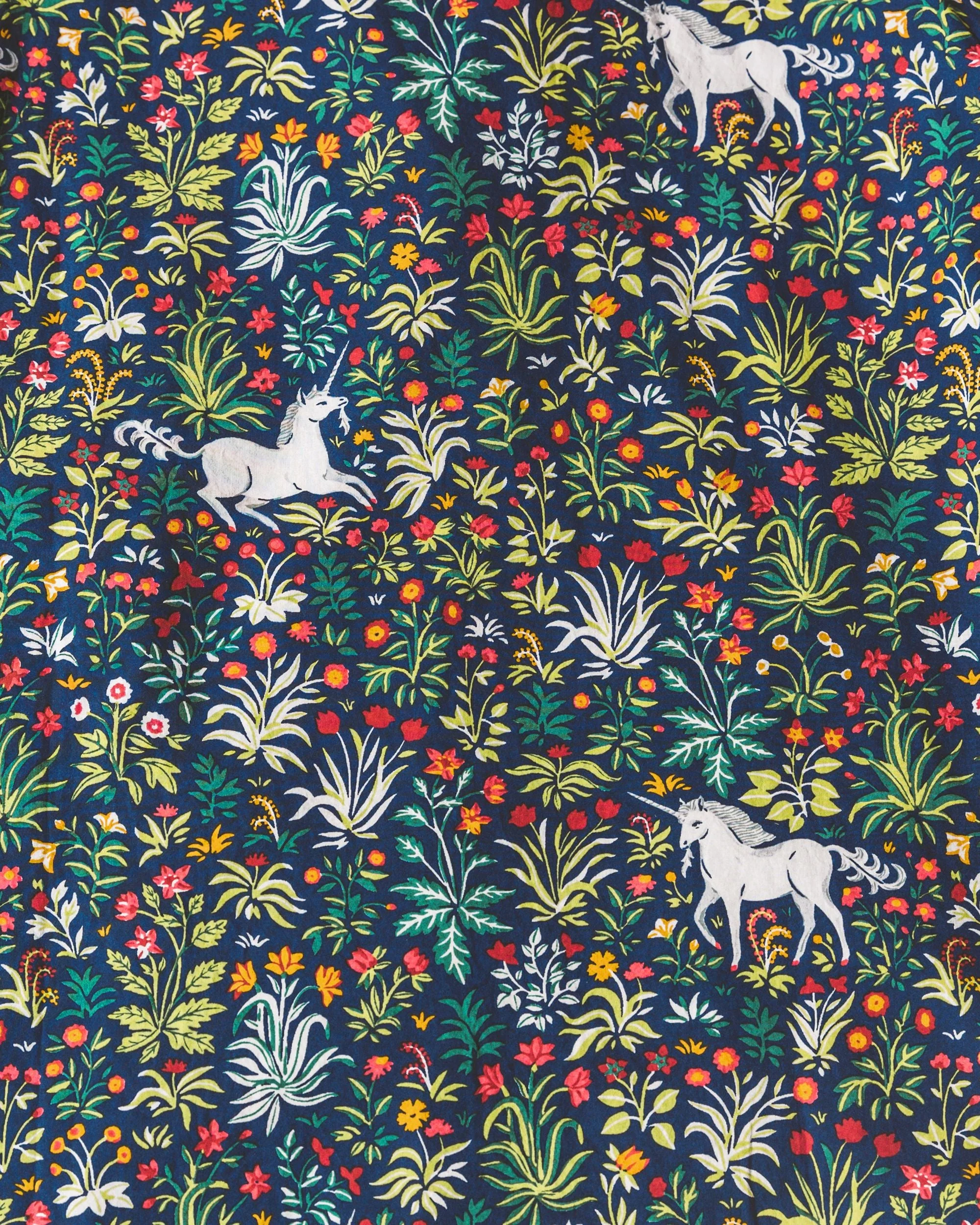 Unicorn's Garden - Long PJ Set | Indigo - Image 3