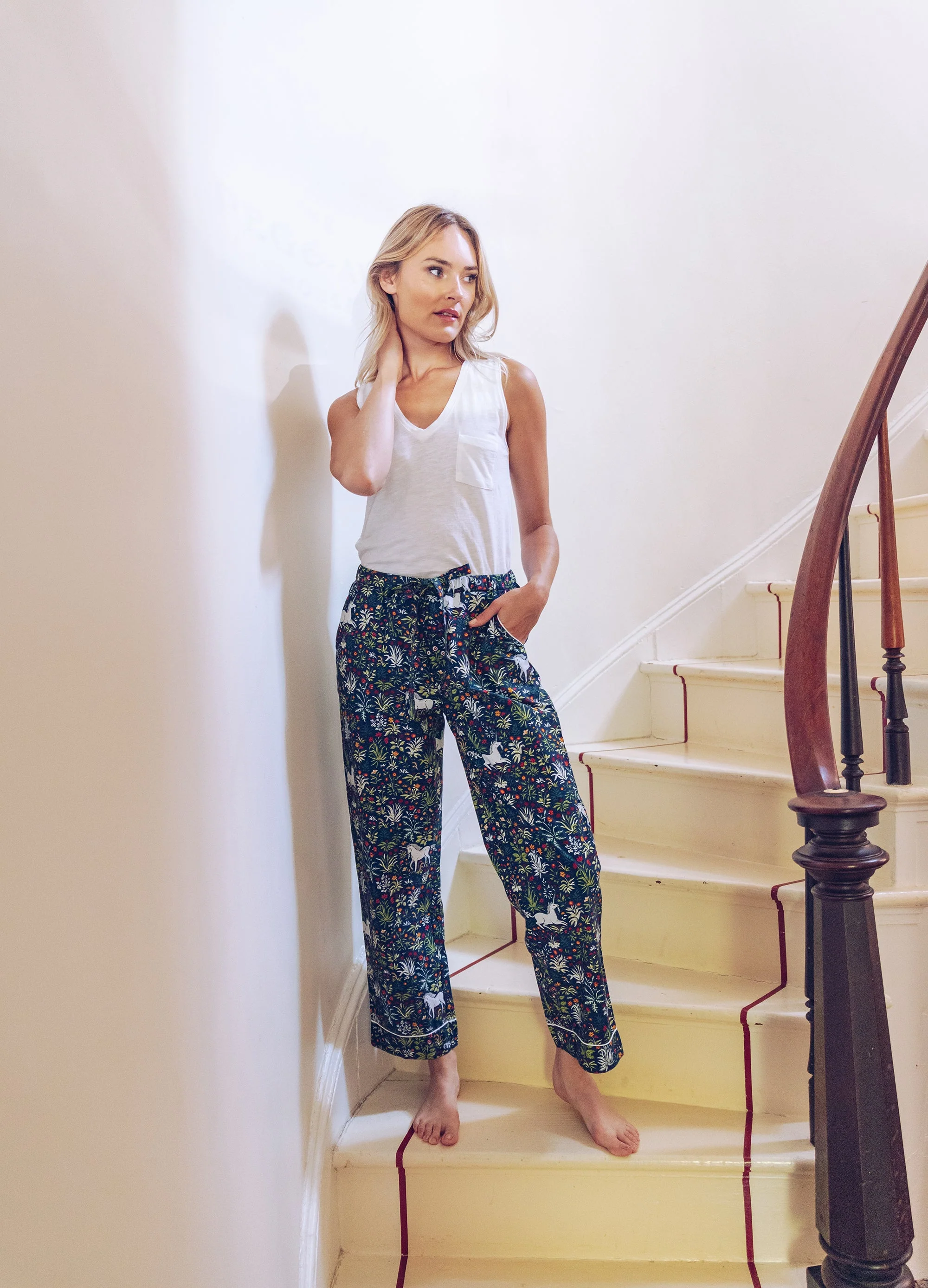 Unicorn's Garden - PJ Pants | Indigo - Image 4