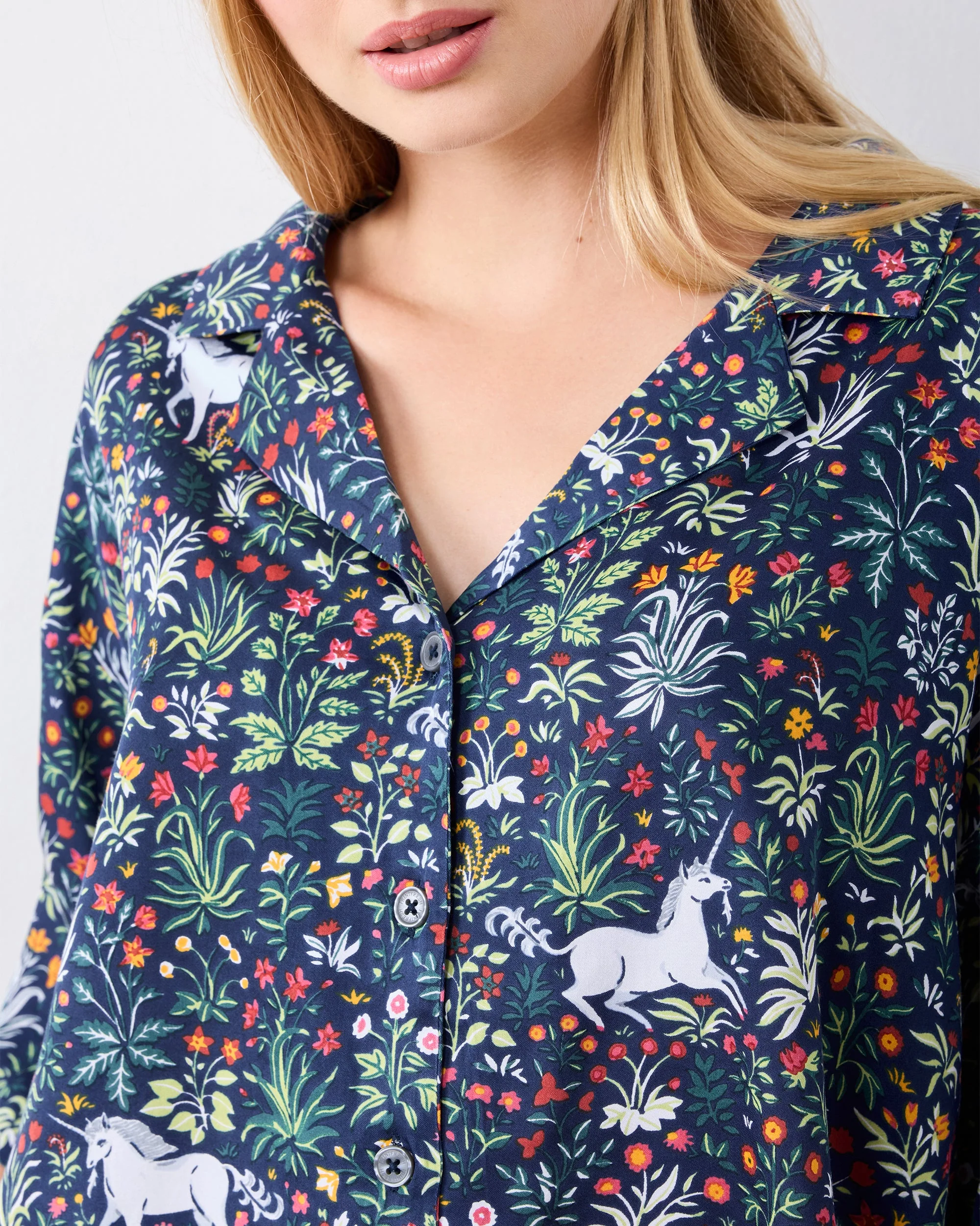 Unicorn's Garden - Tall Eco Satin Wildest Dreams Set | Indigo - Image 2
