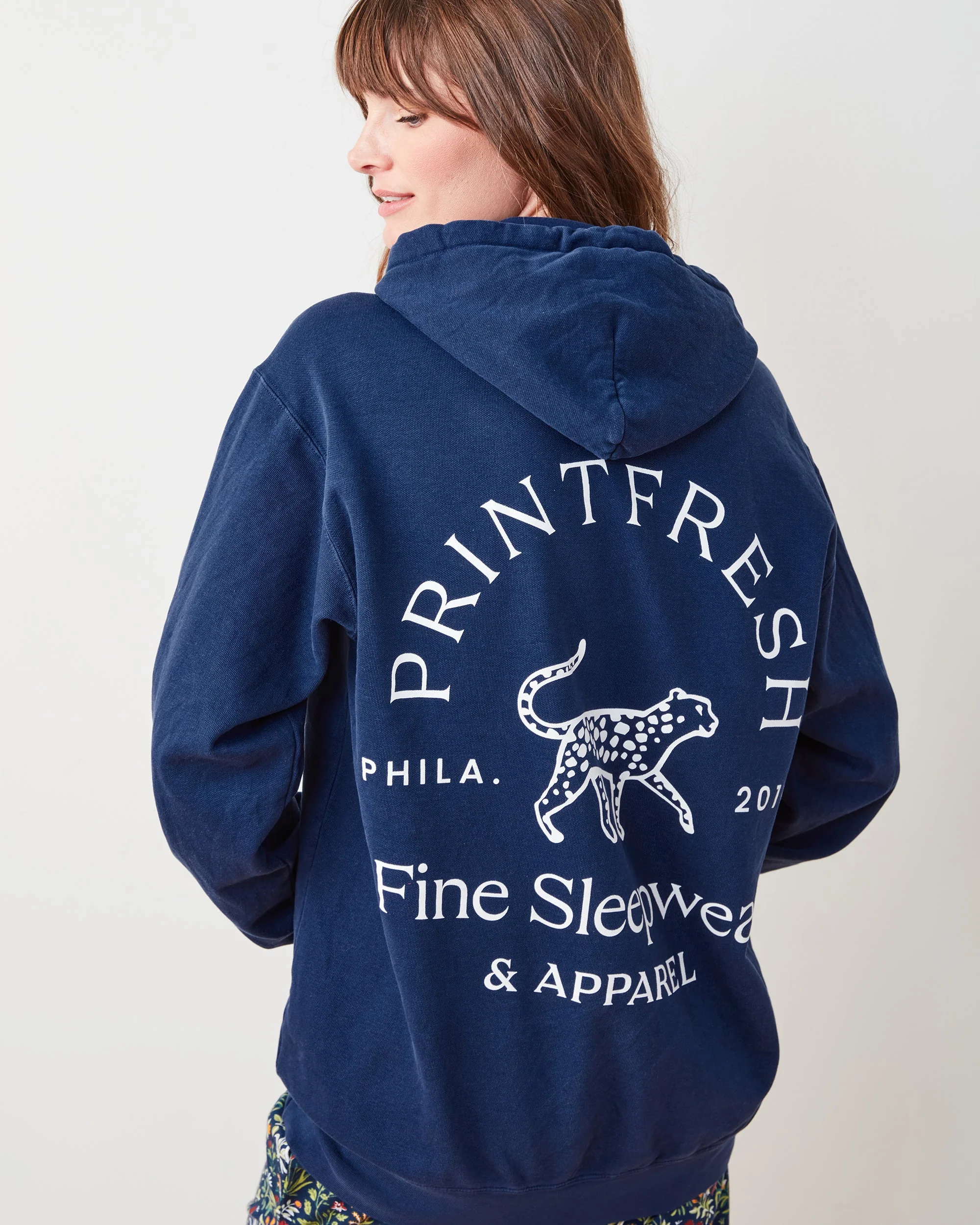 Unisex Down Time Hoodie - Unisex Hoodie | Navy - Image 3