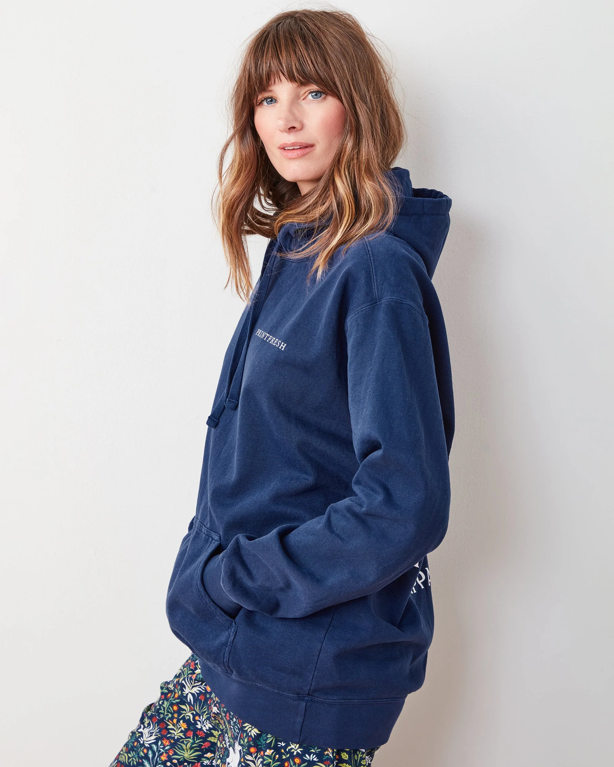 Unisex Down Time Hoodie - Unisex Hoodie | Navy - Image 5