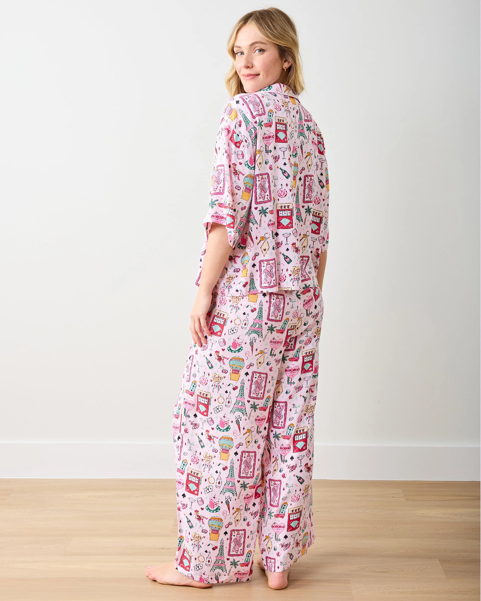 Viva Las Vegas - Tall Eco Satin Wildest Dreams Set | Lucky Pink - Image 4
