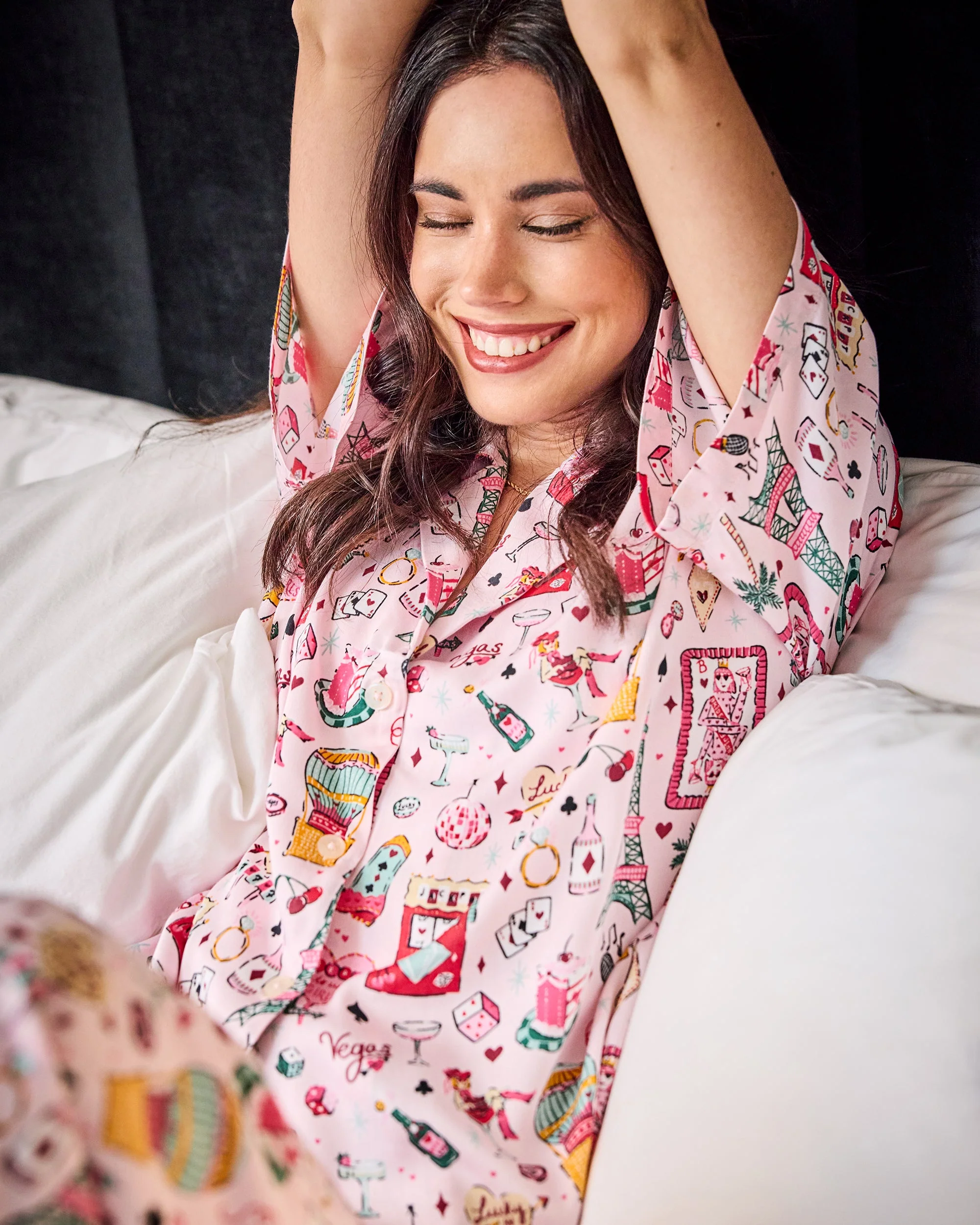 Viva Las Vegas - Tall Eco Satin Wildest Dreams Set | Lucky Pink - Image 5